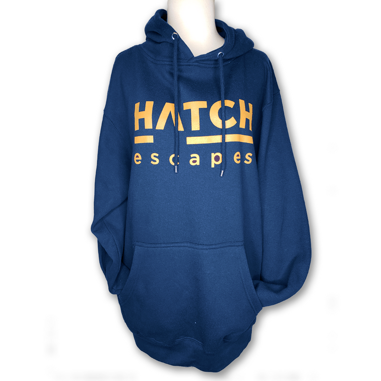 Hatch Escapes logo hoodie