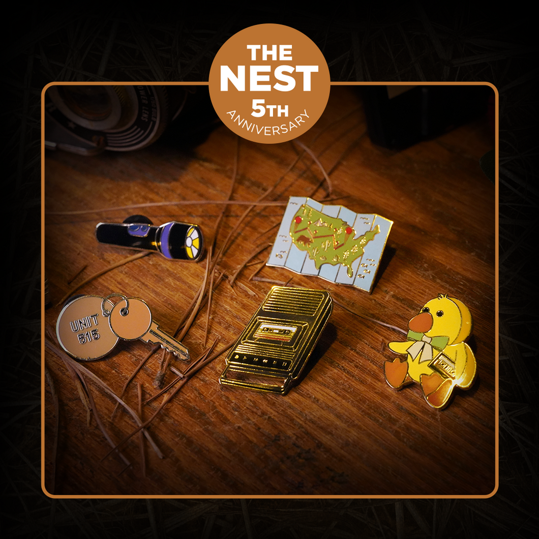 5 Year Anniversary THE NEST Pin Set